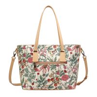 H-1002 小花春天米 (背面)FLORAL SUMMER BEIGE-BACK